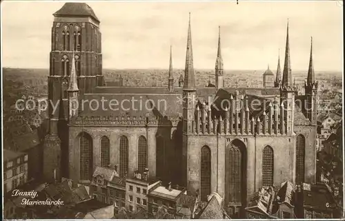 Danzig Westpreussen Marienkirche Kat. Gdansk