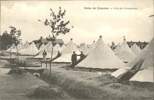 Sissonne Aisne Camp de Sissonne Coin de Campement Kat. Sissonne