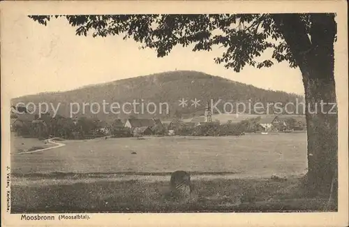 Moosbronn Panorama Gasthaus goldener Hirsch Kat. Gaggenau