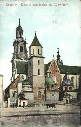 Krakow Malopolskie Kosciol katedralny na Wawelu Kat. Krakow