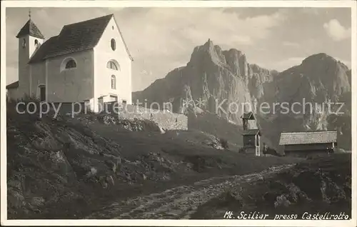 Castelrotto Mt Sciliar Kirche Kat. Castelrotto