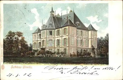 Urville Vosges Schloss Urville Kat. Urville
