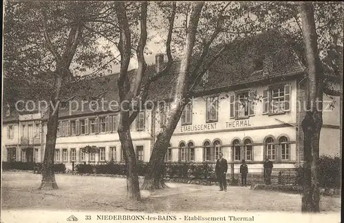 Niederbronn les Bains Etablissement Thermal Kat. Niederbronn les Bains