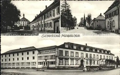 Mingolsheim Schwefelbad Teilansichten Kat. Bad Schoenborn