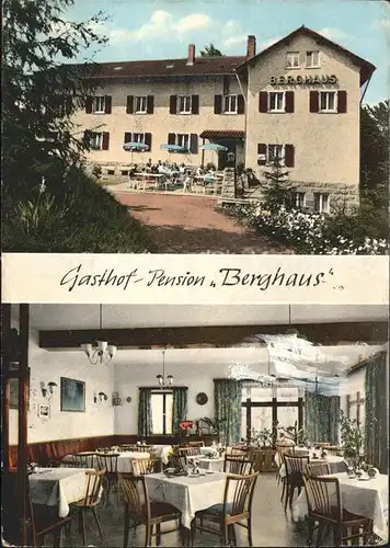 Brandmatt Schwarzwald Gasthof Pension Berghaus Kat. Sasbachwalden