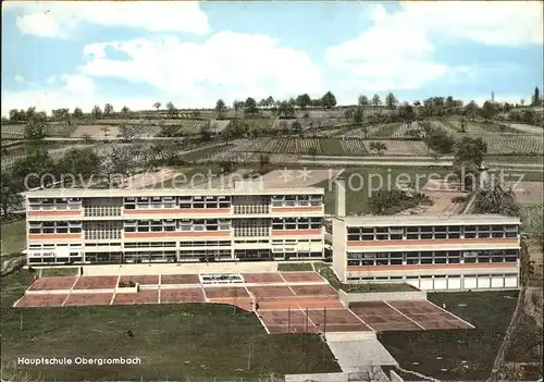 Obergrombach Hauptschule Kat. Bruchsal