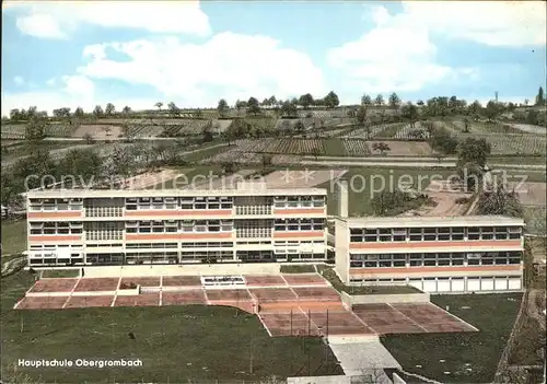 Obergrombach Hauptschule Kat. Bruchsal