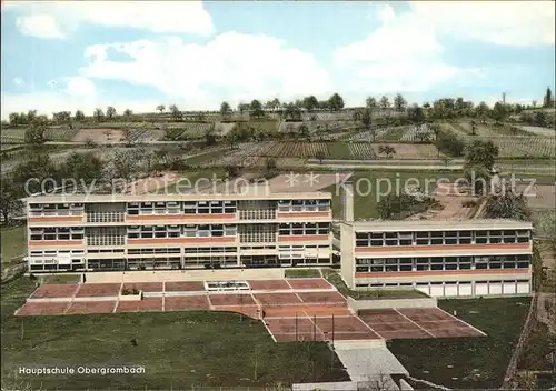 Obergrombach Hauptschule Kat. Bruchsal