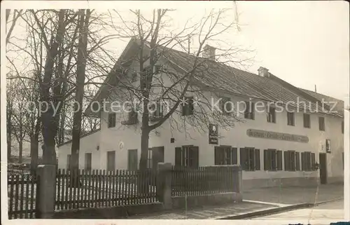 Muenchen Gasthaus zur Eierwiese Kat. Muenchen