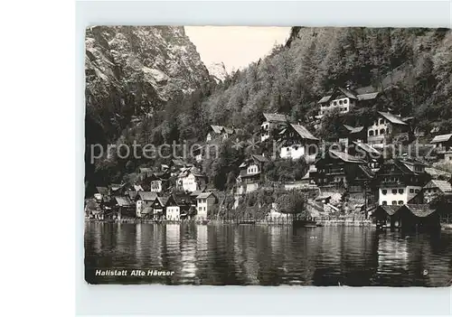 Hallstatt Salzkammergut Alte Haeuser Kat. Hallstatt