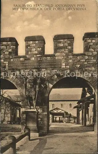 Saalburg Saale Porta Decumana Kat. Saalburg Ebersdorf