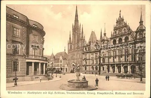 Wiesbaden Marktplatz Kat. Wiesbaden