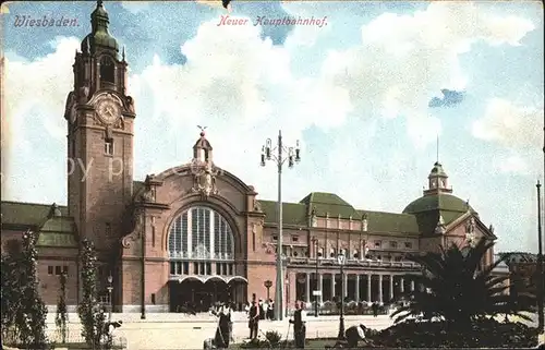Wiesbaden Hauptbahnhof Kat. Wiesbaden