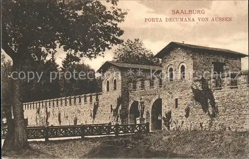 Kastell Saalburg Porta Decumana Kat. Bad Homburg v.d. Hoehe