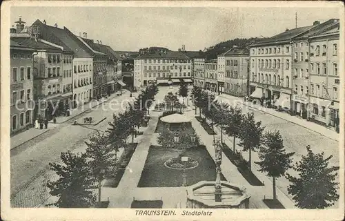 Traunstein Oberbayern Stadtplatz Kat. Traunstein