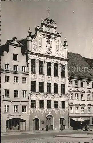 Landsberg Lech Rathaus Fassade Kat. Landsberg am Lech