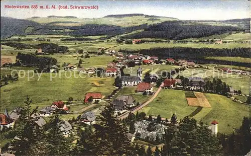 Hinterzarten Panorama Schwarzwald Kat. Hinterzarten