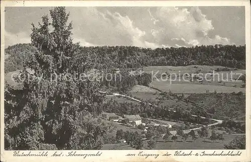 Roetenbach Baden Wutachmuehle Schwarzwald Eingang Wutachschlucht Gauchachschlucht Kat. Friedenweiler