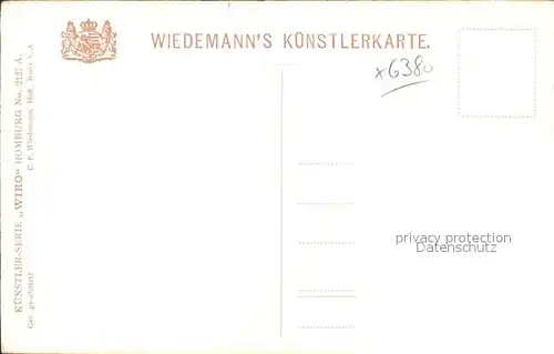 Bad Homburg Kaiser Wilhelm Bad Wiedemanns Kuenstlerkarte Wiro No 2127 A Kat. Bad Homburg v.d. Hoehe