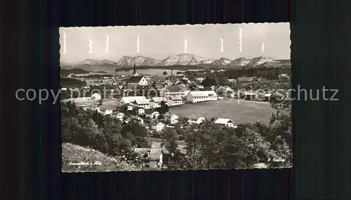 Heimenkirch Gesamtansicht mit Alpenpanorama Kat. Heimenkirch