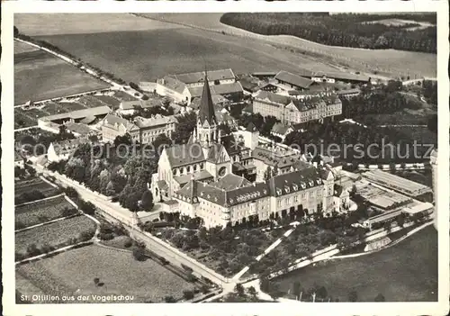 St Ottilien Eresing aus der Vogelschau Kloster Kat. Eresing