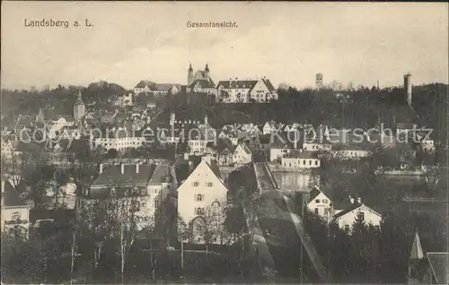 Landsberg Lech Gesamtansicht Altstadt Kat. Landsberg am Lech