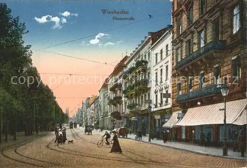 Wiesbaden Rheinstrasse Kat. Wiesbaden