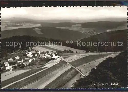 Treisberg Panorama Gasthaus Pension Zum Aussichtsturm Kat. Schmitten