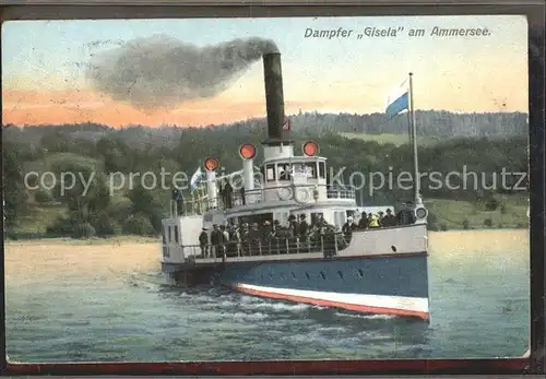 Diessen Ammersee Dampfer Gisela Kat. Diessen a.Ammersee