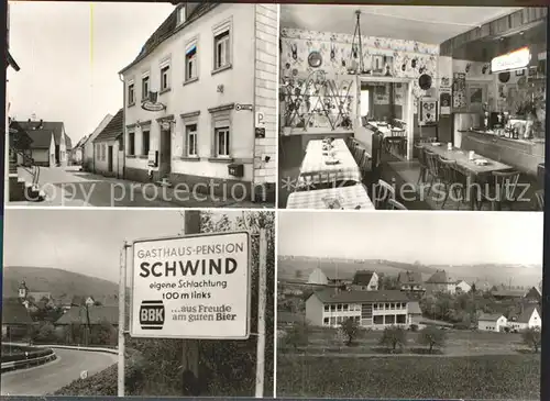 Steinbach Donnersberg Gasthaus Pension Zum Donnersberg Bromsilber Kat. Steinbach am Donnersberg