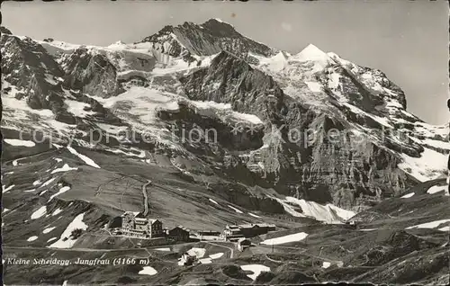 Kleine Scheidegg Wengen Bergstation Berghotel Jungfrau Berner Alpen Kat. Scheidegg Kleine