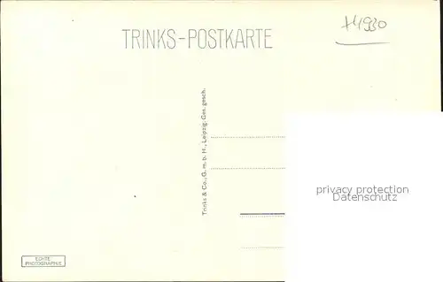 Detmold Partie am Hermannsdenkmal Teutoburger Wald Trinks Postkarte Kat. Detmold