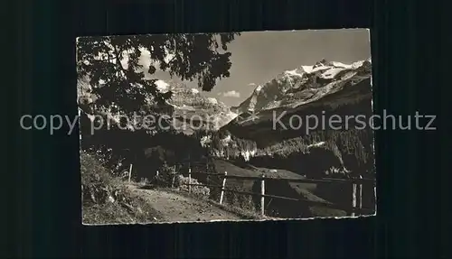 Kiental Alpgasse Gornern Berner Alpen Kat. Kiental