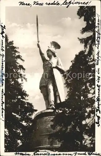 Hermannsdenkmal im Teutoburger Wald Kat. Detmold