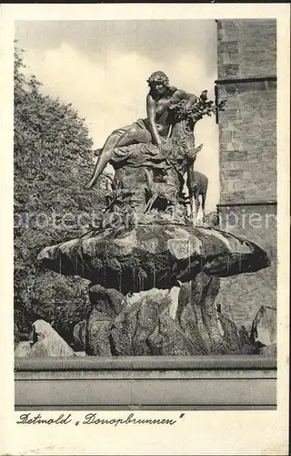 Detmold Donopbrunnen Skulptur Kat. Detmold