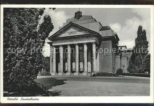 Detmold Landestheater Kat. Detmold