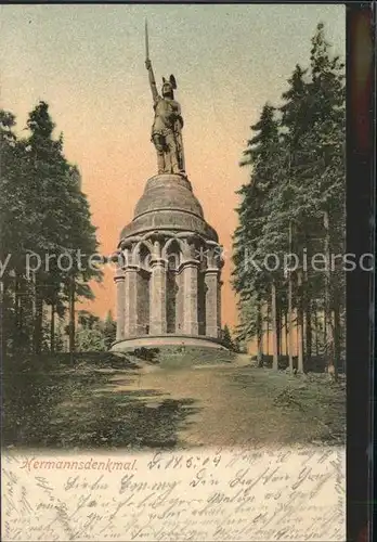 Hermannsdenkmal im Teutoburger Wald Kat. Detmold