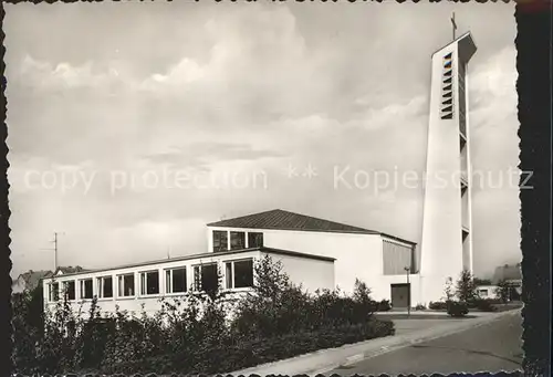 Detmold Katholische Kirche Mariae Verkuendigung Kindergarten Jugendheim Kat. Detmold