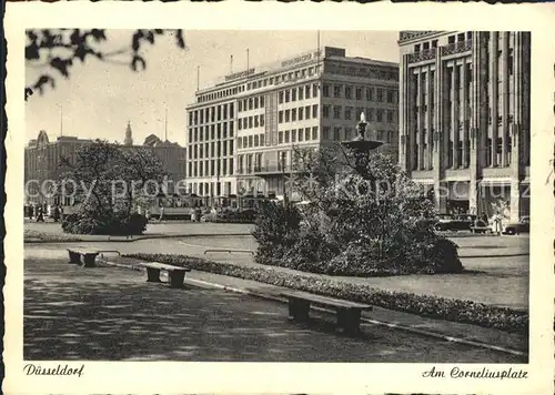 Duesseldorf Partie am Corneliusplatz Kat. Duesseldorf