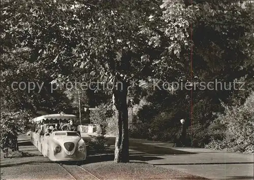 Saarbruecken Deutsch Franzoesischer Garten im Deutschmuehlental Kleinbahn Kat. Saarbruecken