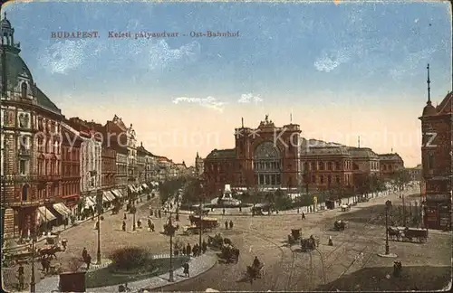 Budapest Ostbahnhof Platz Denkmal Kat. Budapest