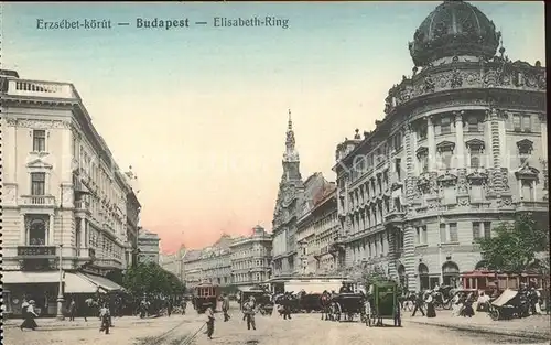 Budapest Erzsebet koerut Elisabethring Kat. Budapest