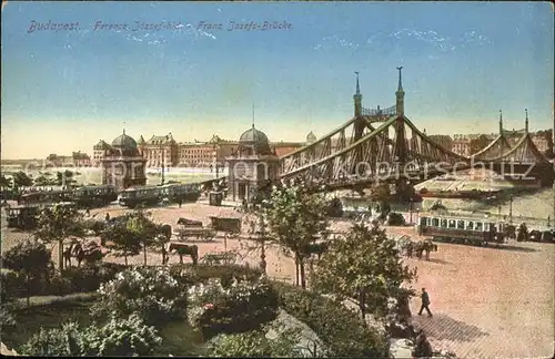 Budapest Ferencz Jozsef hid Franz Josef Bruecke Kat. Budapest