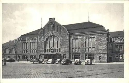 Bielefeld Bahnhofsgebaeude Kat. Bielefeld