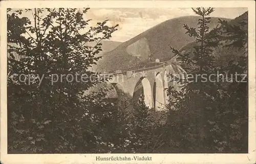 Boppard Rhein Hunsrueckbahn Viadukt Kat. Boppard