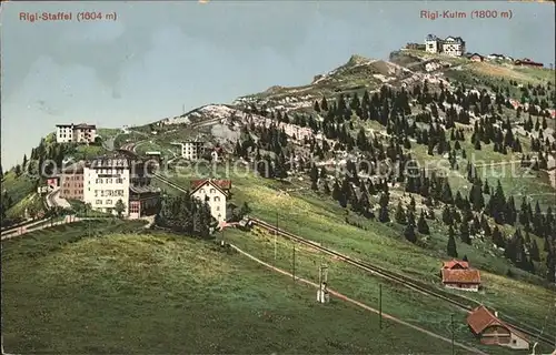 Rigi Staffel Rigi Kulm Rigi Bahn / Rigi-Staffel /Bz. Schwyz