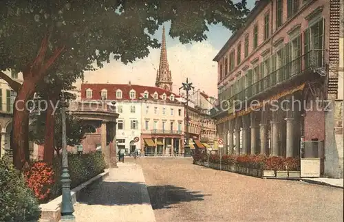 Mulhouse Muehlhausen Avenue Joffre et Place de la Republique Kat. Mulhouse