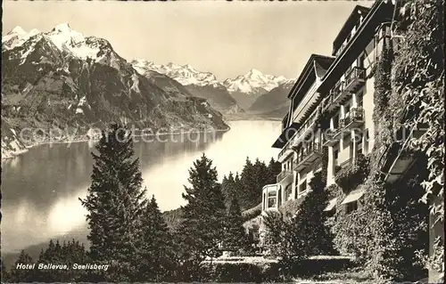 Seelisberg UR Hotel Bellevue Vierwaldstaettersee Alpenpanorama Kat. Seelisberg