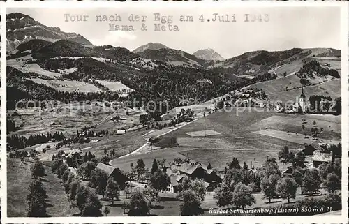 Schwarzenberg LU Panorama Kurort Kat. Schwarzenberg LU