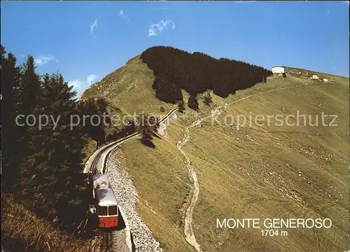 Monte Generoso Bergbahn Zahnradbahn Kat. Monte Generoso